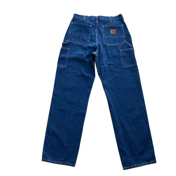 Carhartt Dungaree Fit Men's Straight Leg Jeans - Size 34x34 - Picture 3 of 7